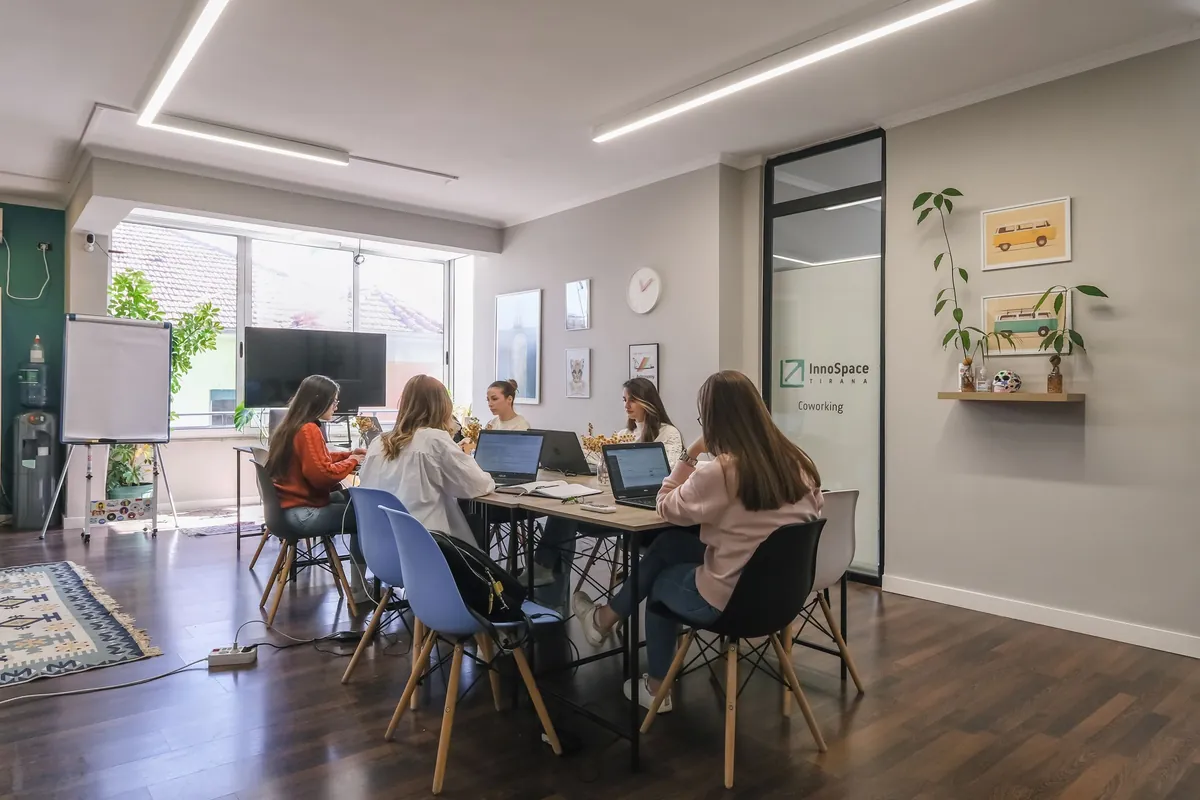Meeting & training room at Innospace Tirana
